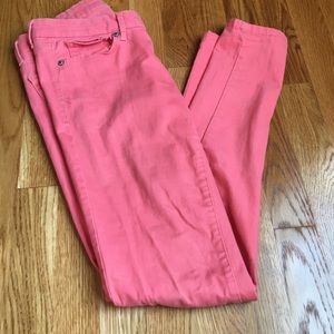 Aeropostale Coral Jegging/Skinny Jean